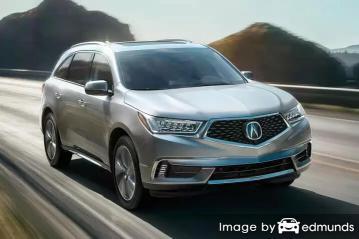 Insurance rates Acura MDX in Baltimore