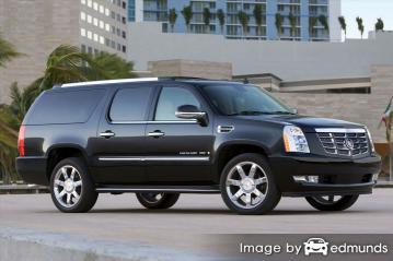 Insurance rates Cadillac Escalade ESV in Baltimore