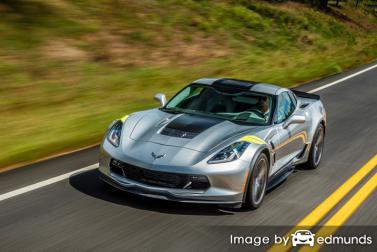 Insurance quote for Chevy Corvette in Baltimore