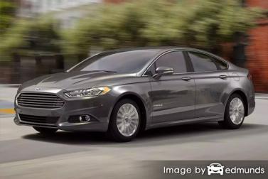 Insurance rates Ford Fusion Hybrid in Baltimore