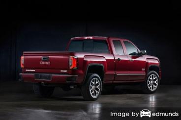 Insurance rates GMC Sierra in Baltimore