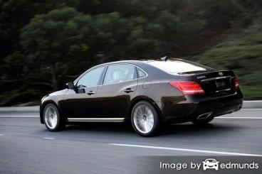 Insurance rates Hyundai Equus in Baltimore