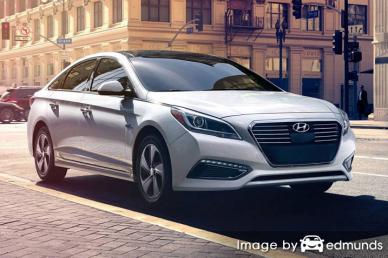 Insurance rates Hyundai Sonata Hybrid in Baltimore