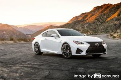 Insurance rates Lexus RC F in Baltimore