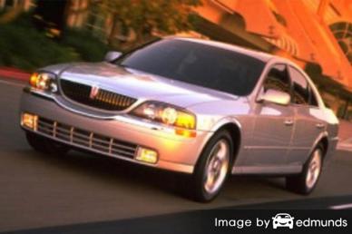 Insurance rates Lincoln LS in Baltimore