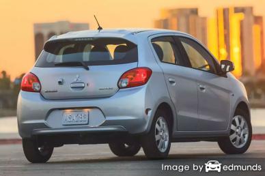 Insurance quote for Mitsubishi Mirage in Baltimore
