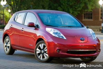 Insurance rates Nissan Leaf in Baltimore