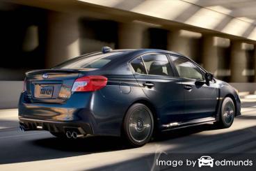 Insurance rates Subaru WRX in Baltimore