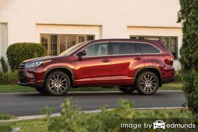 Insurance quote for Toyota Highlander in Baltimore